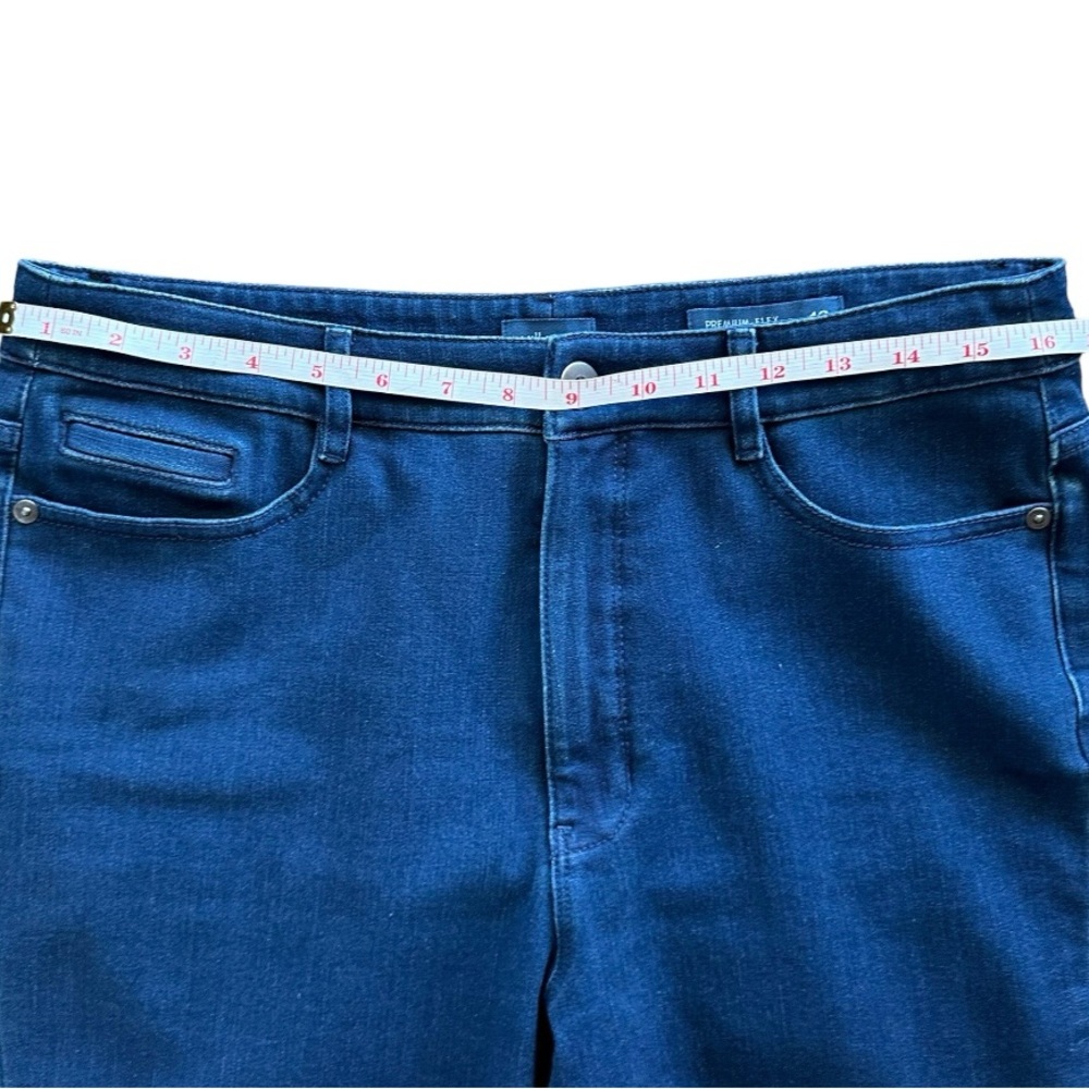 J.Jill Premium Flex High Rise Denim Leggings Size 12 - Picture 9 of 16